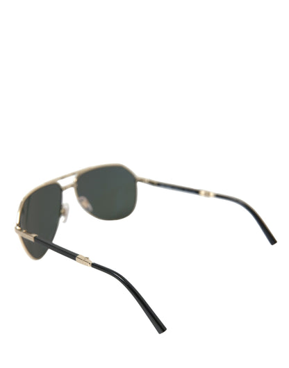 Dolce & Gabbana DG2106 Gold Full Rim Sunglasses