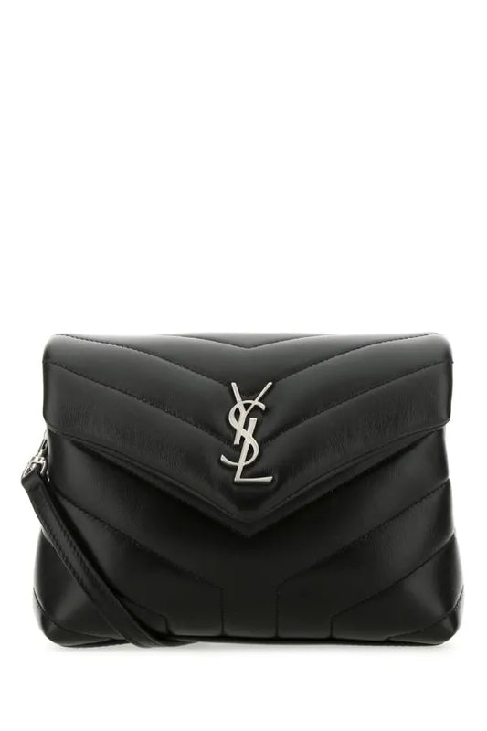 Saint Laurent Black Loulou Toy Quilted Leather Shoulder Bag