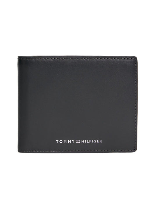 Tommy Hilfiger Black Leather Coin and Credit Card Wallet