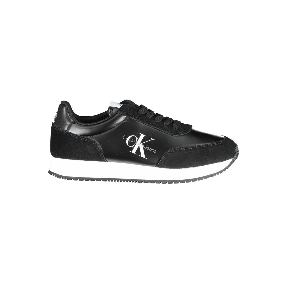 Calvin Klein Black Pearlised Recycled Trainers