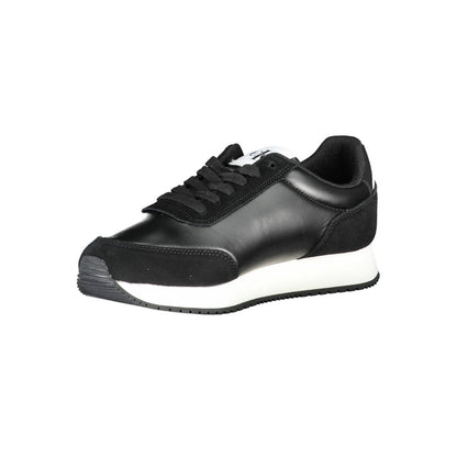 Calvin Klein Black Pearlised Recycled Trainers