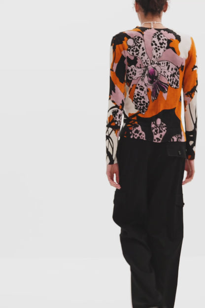 Desigual Pink M. Christian Lacroix Orchid Pullover
