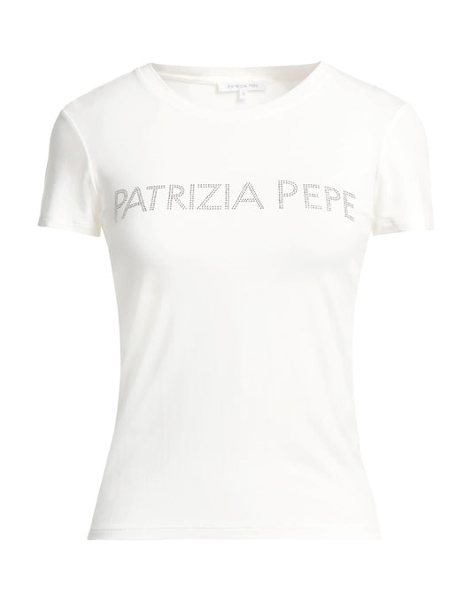 Patrizia Pepe White Logo T-Shirt