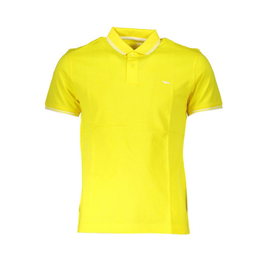Harmont & Blaine Yellow Polo Shirt with Contrasts