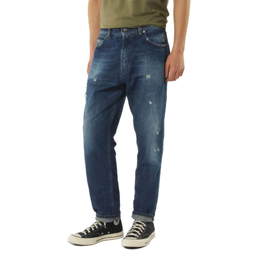 Dondup Blue Cotton Jeans